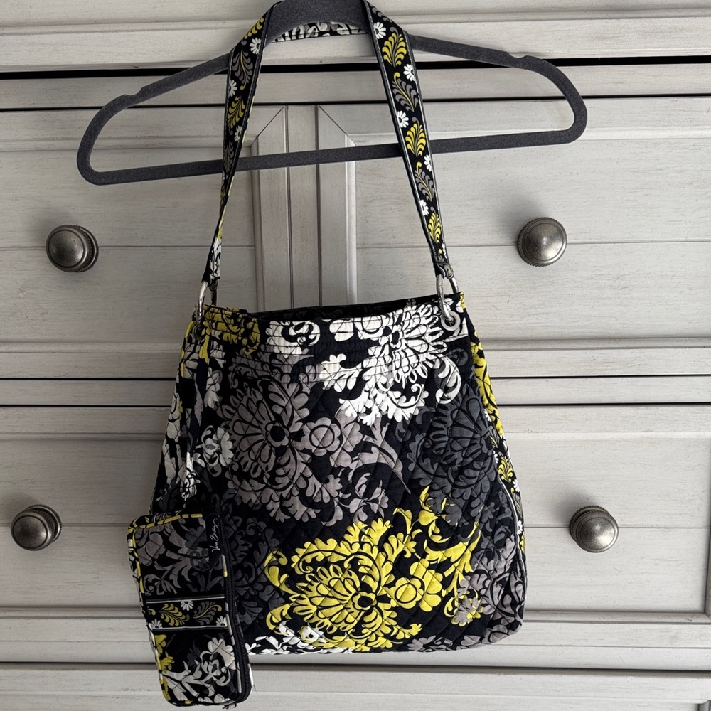 Vera Bradley Baroque Print Tote and Matching Wristlet